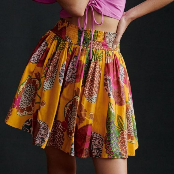 Anthropologie Dresses & Skirts - Anthropologie Let Me Be Printed Mini Skirt